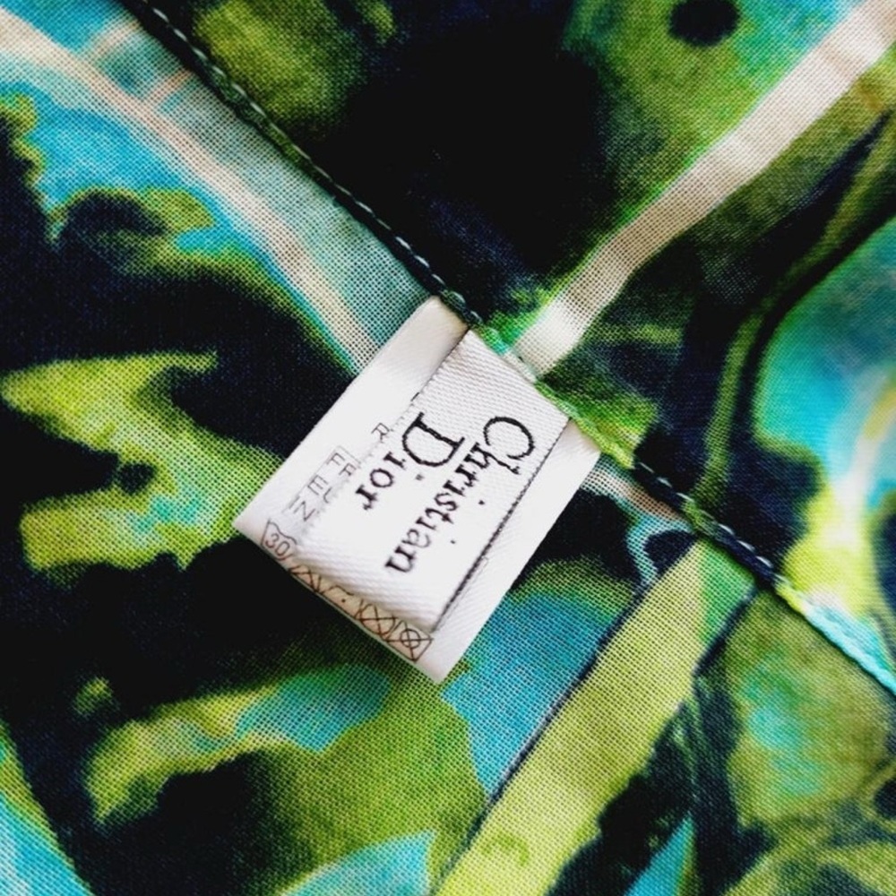 Auth RARE DIOR Pareo John Galliano RARE Sarong Wrap swim cover up vintage New - Picture 8 of 10